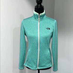 The North Face Teal Jacket size medium women’s zip closure